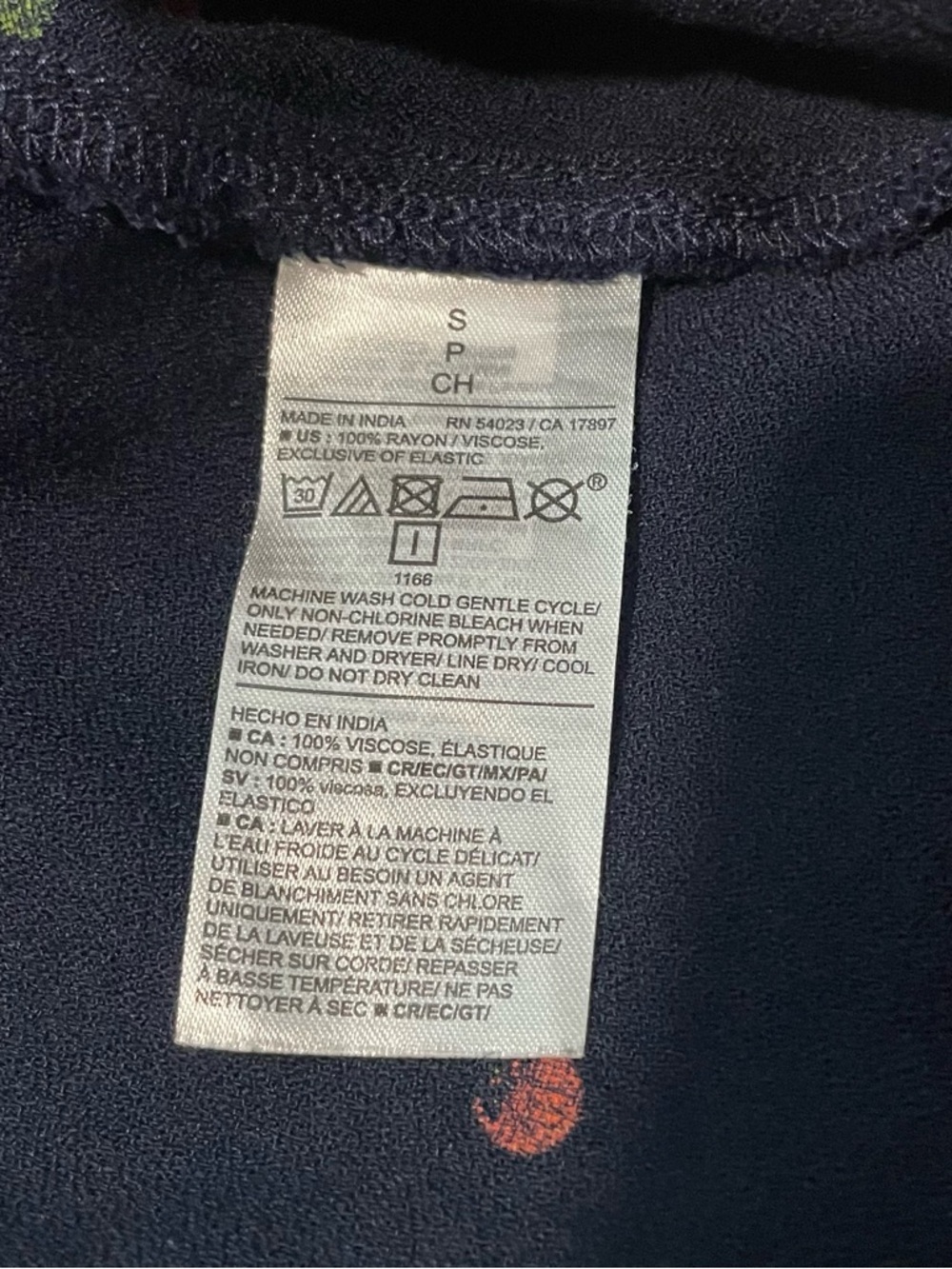 Old Navy Fit & Flare Crepe Mini Dress Blue Cherry Small - Picture 9 of 13